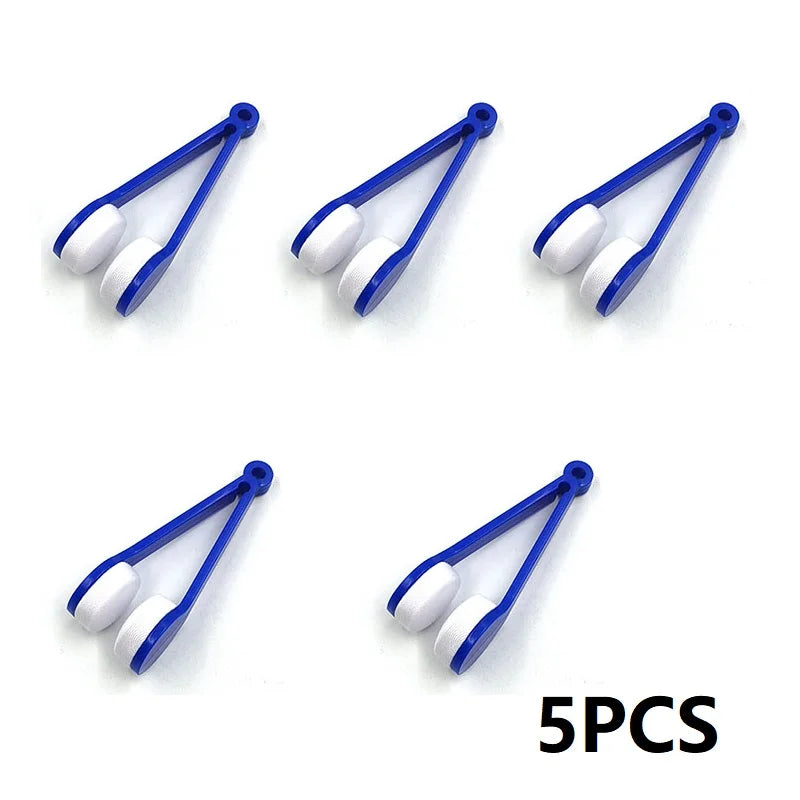 Five blue and white tongs on a white background with '5PCS' text.